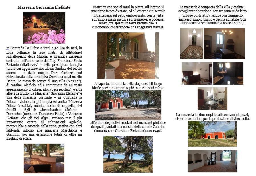 Masseria Elefante Turi Exterior foto